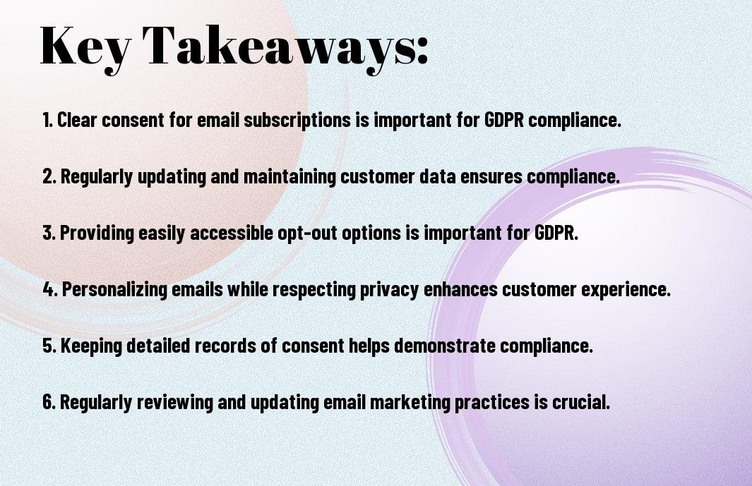 Businesses excelling at gdprcompliant email practices dfd