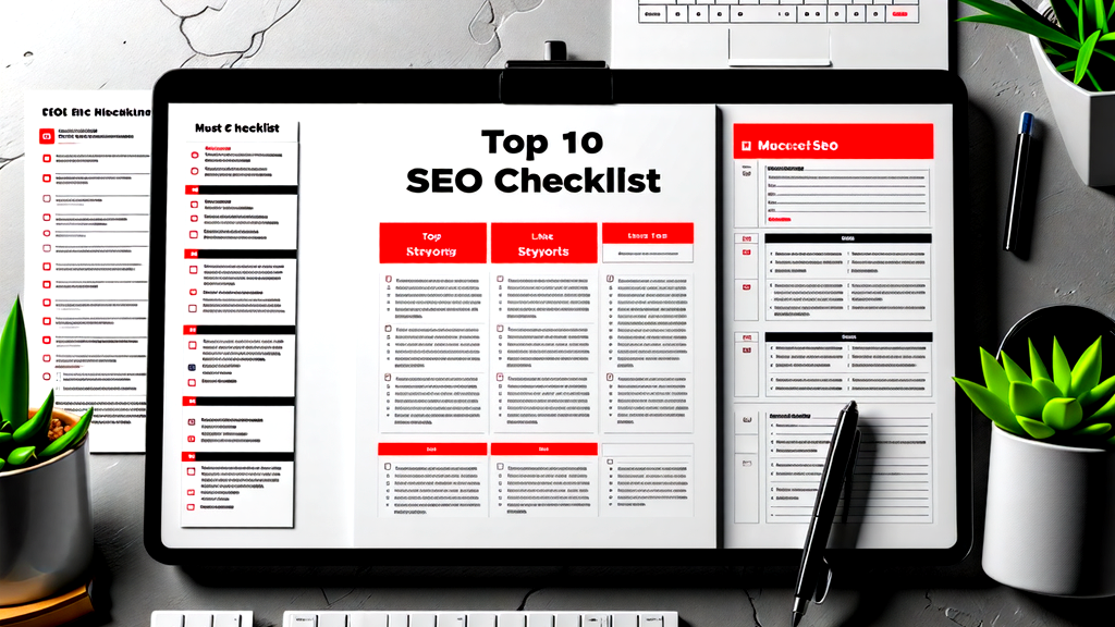 10 must-have items in your seo checklist template