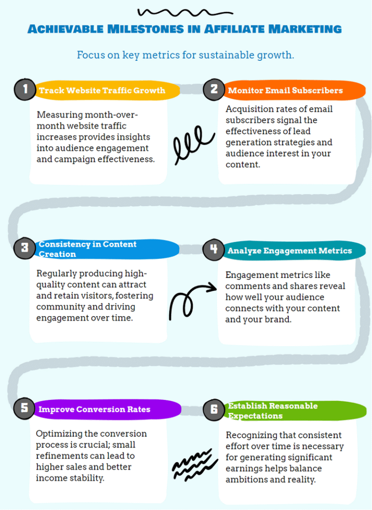 Realistic Expectations For Affiliate Marketing Beginners 6 Acheivable milestones in affiliate marketing
